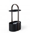 Приставной столик с отсеком для хранения Umbra Bellwood Black (1013760-048)
