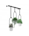 Комплект горшков для растений подвесной Umbra Triflora Hanging Planter White (1011748-660)