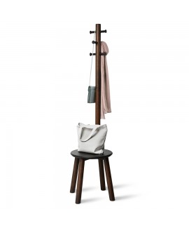 Табурет со встроенной вешалкой  Umbra Pillar Stool/Coatrack Black (11014257-048)