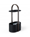 Приставной столик с отсеком для хранения Umbra Bellwood Black (1013760-048)