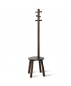 Табурет со встроенной вешалкой  Umbra Pillar Stool/Coatrack Black (11014257-048)