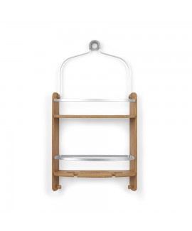 Органайзер для душа дерево Umbra Barrel Shower Caddy Natural (1005787-390)